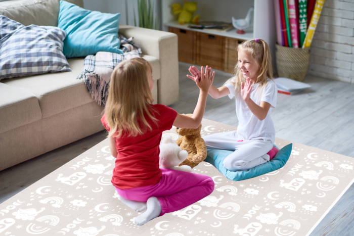 The Rainboho Playmat: Where Vibrancy Meets Bohemian Elegance - Image 2